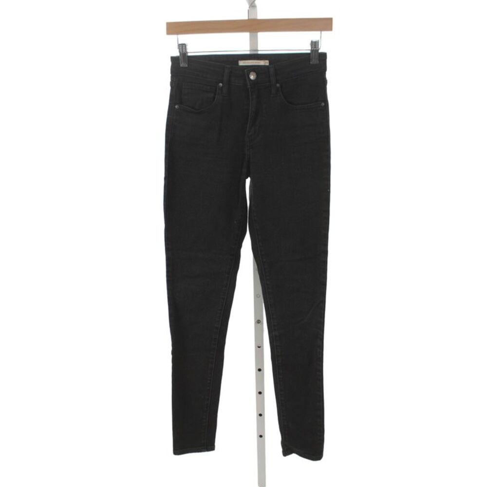 Levis Women Skinny Black High Rise Cotton Jeans Size 25
